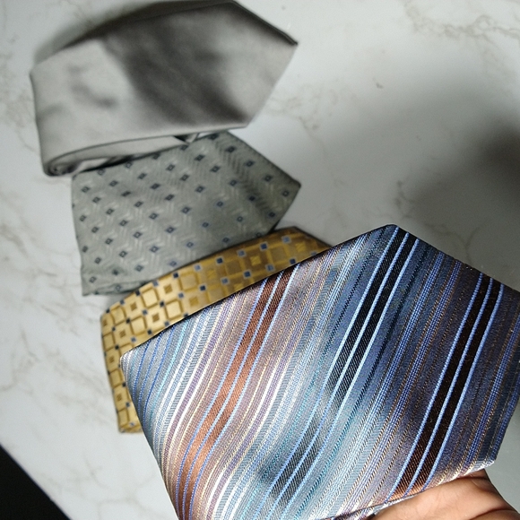 Silk Tie lot Geoffrey Beene Joseph Abboud - Picture 4 of 10